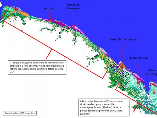 Zone côtière de Guyane